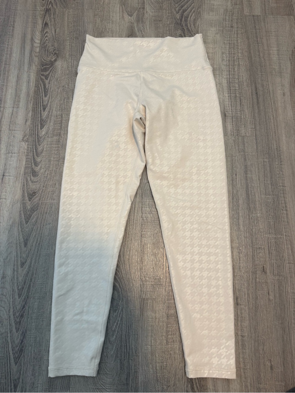 aerie White Houndstooth High-Waist Leggings